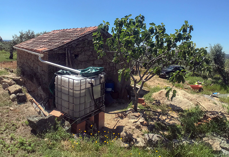 Rainwater Harvesting, Off-Grid, Portugal