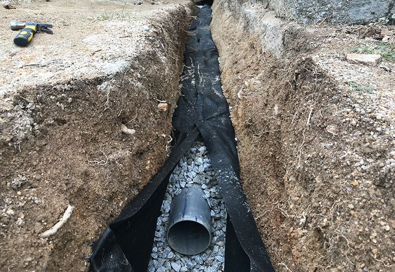 2021 Portugal Review - Installing a French Drain